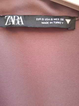 Vestido Zara Mujer Rosa antiguo Talla S