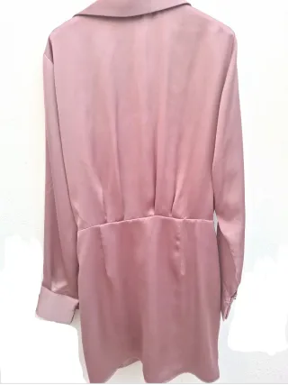 Vestido Zara Mujer Rosa antiguo Talla S