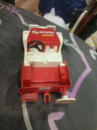 Jeep Roadster Rojo y Blanco playmobil