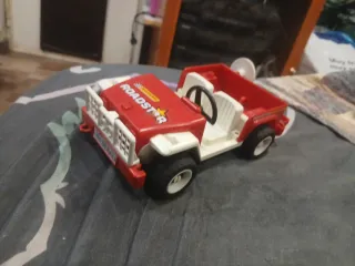 Jeep Roadster Rojo y Blanco playmobil