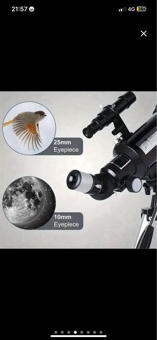 NUEVO Telescopio 70mm Apertura 400mm