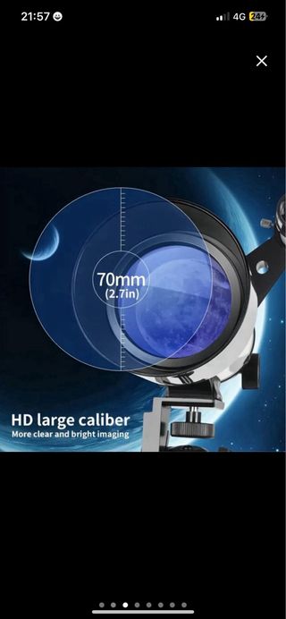 NUEVO Telescopio 70mm Apertura 400mm