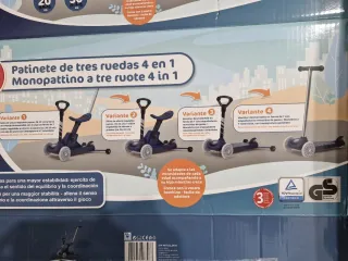 Patinete 4 en 1 - Casi Nuevo