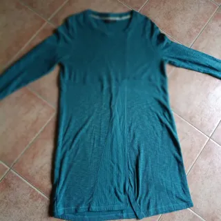 Vestido punto turquesa talla L