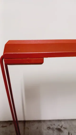 Lampada Design Tronconi 1982 Rossa