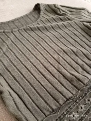 Camisetas manga larga con encaje