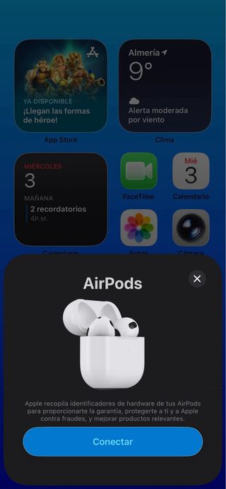 AirPods 3 con estuche carga inalámbrica