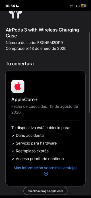 AirPods 3 con estuche carga inalámbrica