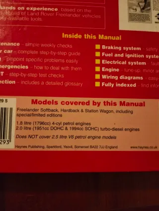 Haynes - Land Rover Freelander