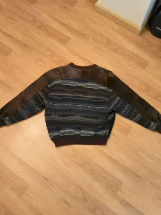 Cazadora de Piel Pedro Bernat Marrón