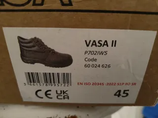 Zapatos botas de seguridad VASA II talla 45