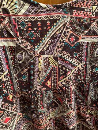 Vestido Verano Étnico H&M Talla 34