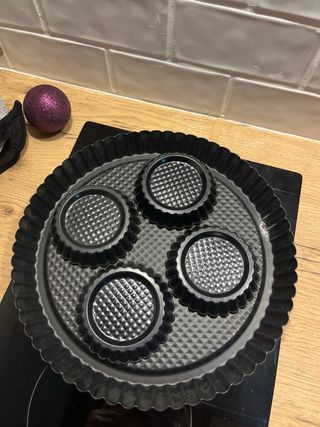 Juego de moldes para tartas/tartaletas.