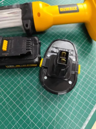 Adaptador dewalt 18v nicd para bateria dewalt xr