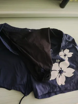 Costume da bagno uomo blu e bianco