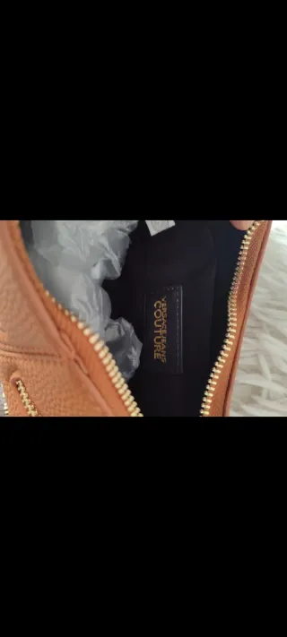 Borsa Couture cuoio catenella