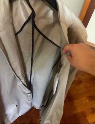 Giacca uomo beige con toppe