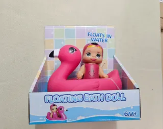 Muñeca Flotador Flamenco Baño 6m+