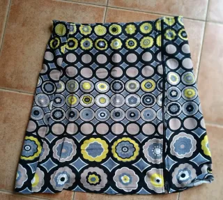 Falda estampada flores L/XL