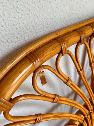 Tresillo di vimini a 2 posti