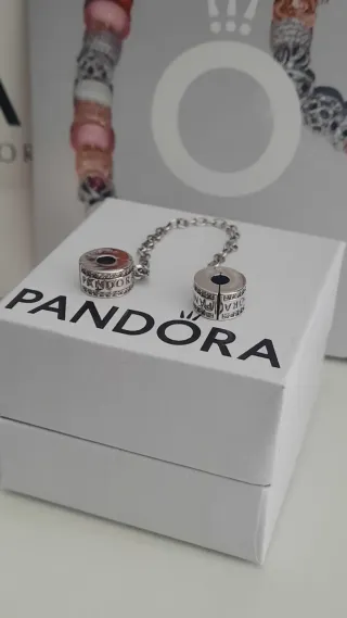 Cadena de seguridad Pandora plata