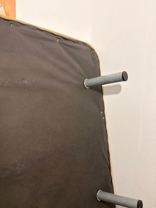 Somier tapizado beige