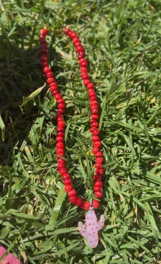Collar cactus de cristal de murano
