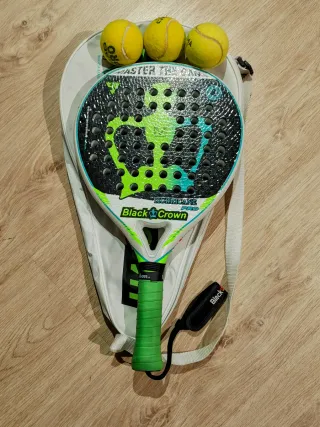 Pala Black Crown Hurricane Pro Marta Marrero