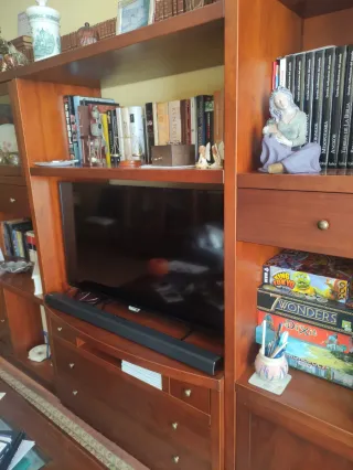 Mueble de salón madera maciza de pino de Soria