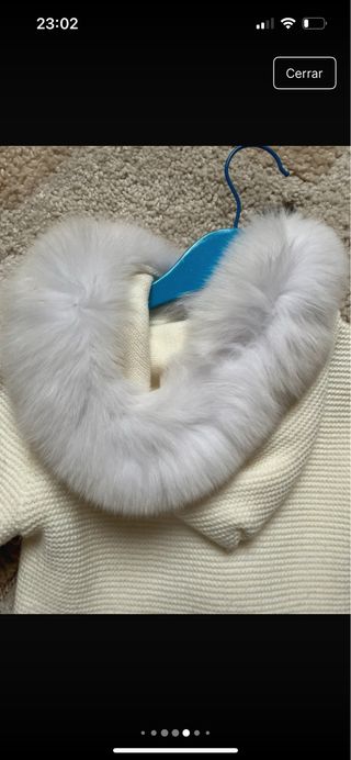 Abrigo de bebé con pelo