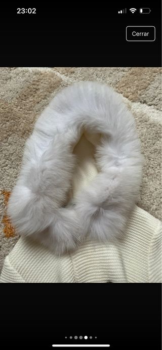 Abrigo de bebé con pelo