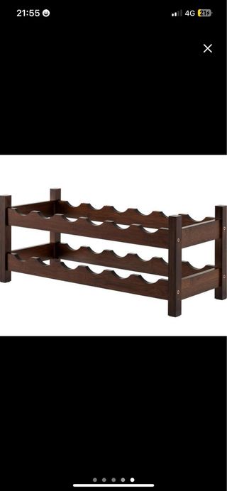 NUEVO Botellero Bambú 12 Botellas