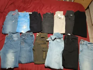 Lote de 13 pantalones talla 36-38