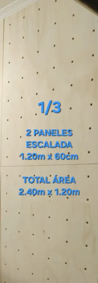 2 Paneles Escalada 1.20x0.60m
