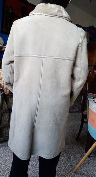 Giacca montone donna beige