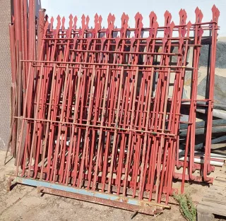 Rejas de hierro forjado para ventana.