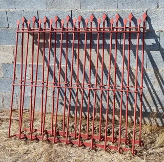Rejas de hierro forjado para ventana.