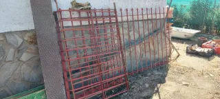 Rejas de hierro forjado para ventana.