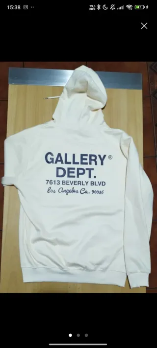 Sudadera Gallery Dept. Beige