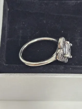 Anillo Pandora Plata Cristal talla 56
