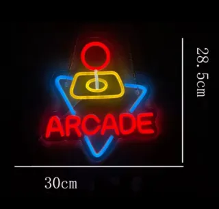 Neón Arcade 30x28.5 cm