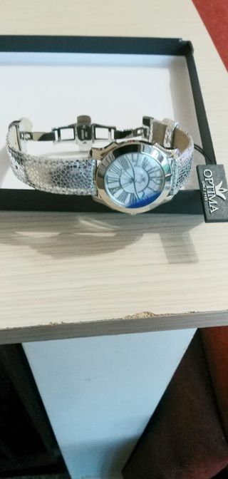 Orologio Optima Donna Nuovo - Argento/Bianco