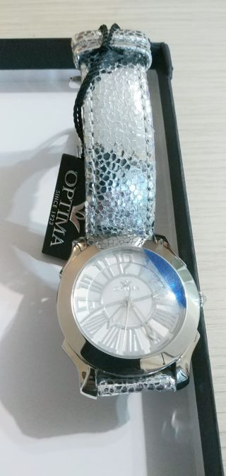 Orologio Optima Donna Nuovo - Argento/Bianco