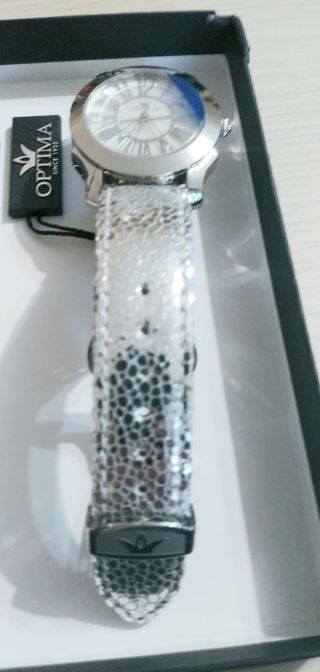 Orologio Optima Donna Nuovo - Argento/Bianco