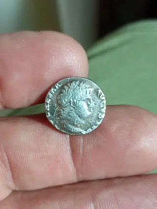 Denario Nerón Incuso Plata Romana