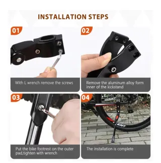 Caballete Lateral Bicicleta Vinabo