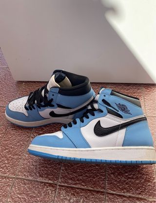 Jordan Air  Azul y Blanco