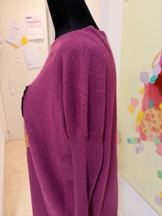 Jersey Corazón Lentejuelas Talla Única