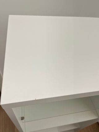 Estantería Bestå Ikea Blanca y Cristal