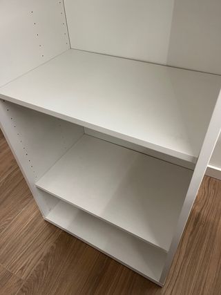 Estantería Bestå Ikea Blanca y Cristal
